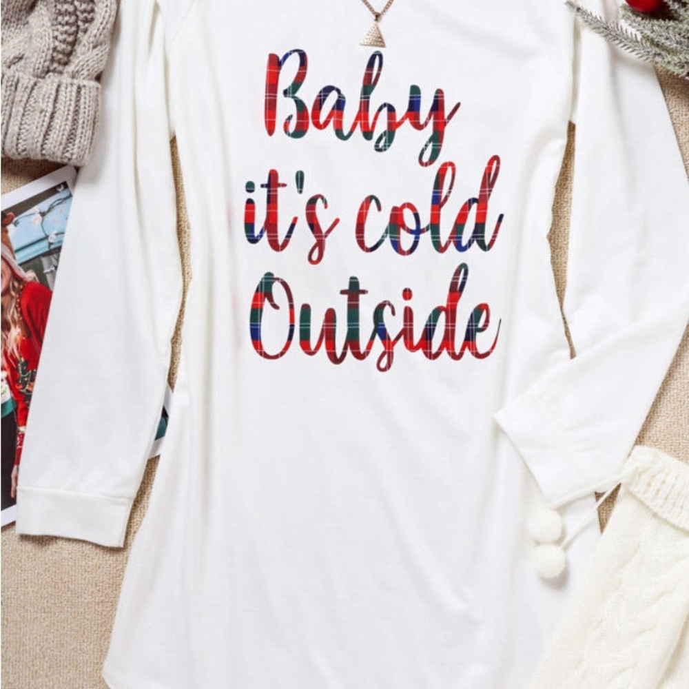 Bellelily Christmas Sweater Dress XL w/o 6 week wait!!! NWT without 6 week wait!